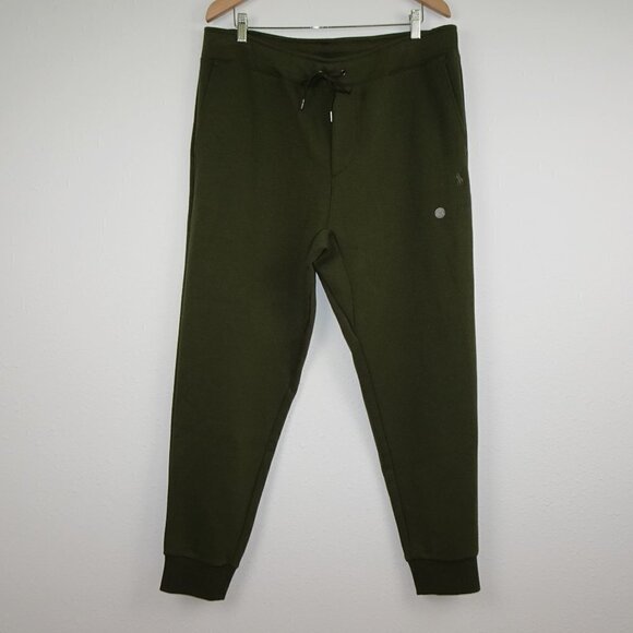 Polo Ralph Lauren Sweatpants Pants Men's Size 2XL Green Elastic Drawstring Waist - Picture 1 of 11